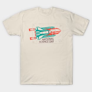 Science Day Space Ship T-Shirt